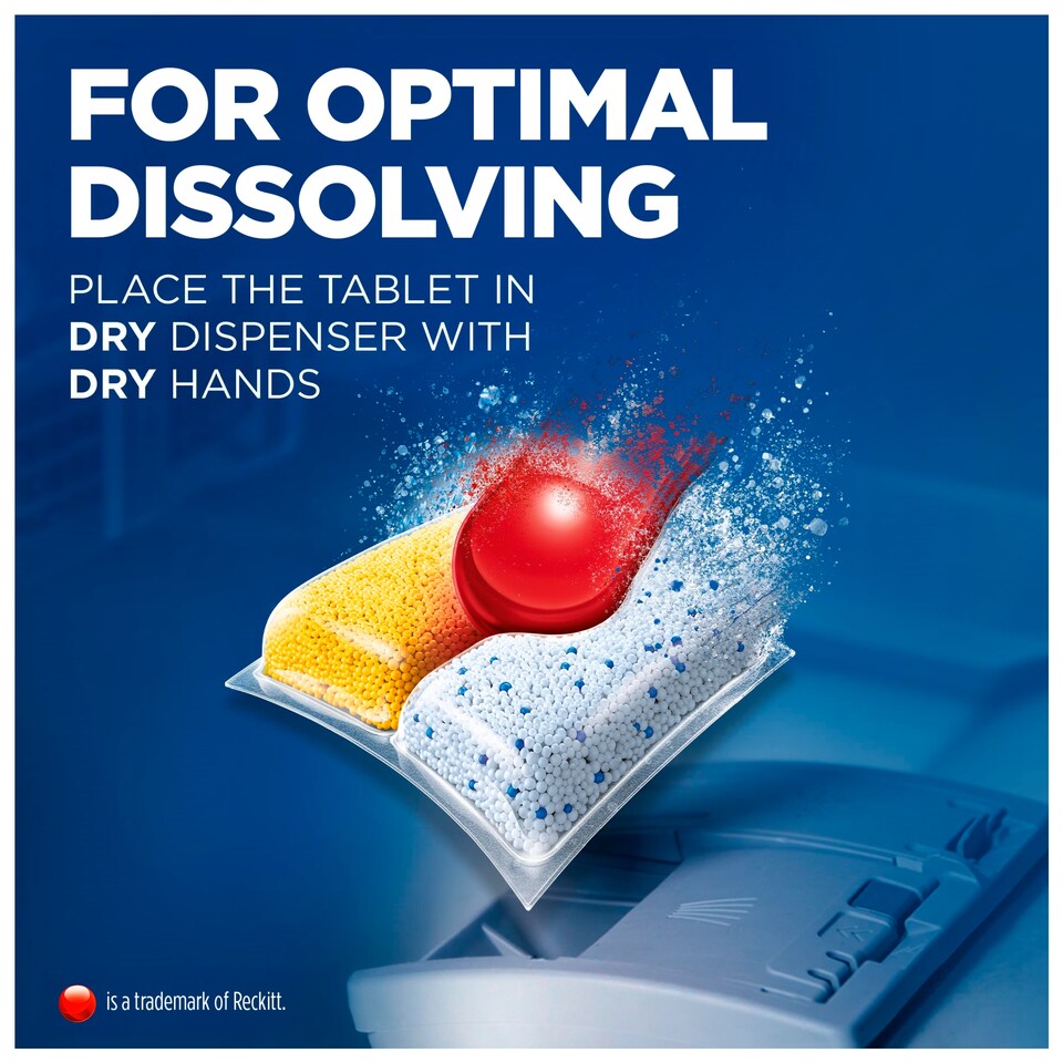 image 1 of Finish Quantum All In One Dishwasher Tablets - Lemon 24 Pack 249.6g