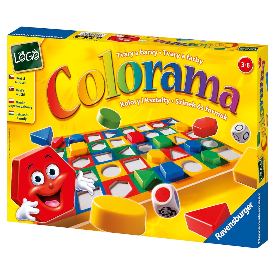 Ravensburger Colorama formák és színek társasjáték