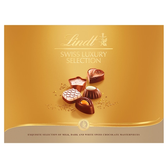 Lindt Swiss Luxury Selection Chocolates 195G Tesco Groceries