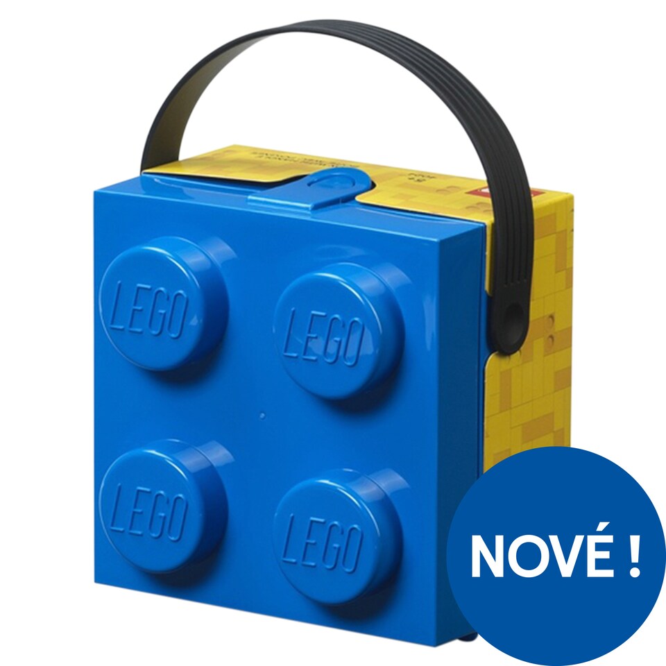 Obrázek 1 pro produkt Lego Krabička na oběd s držadlem modrá 165 x 173 x 116 mm