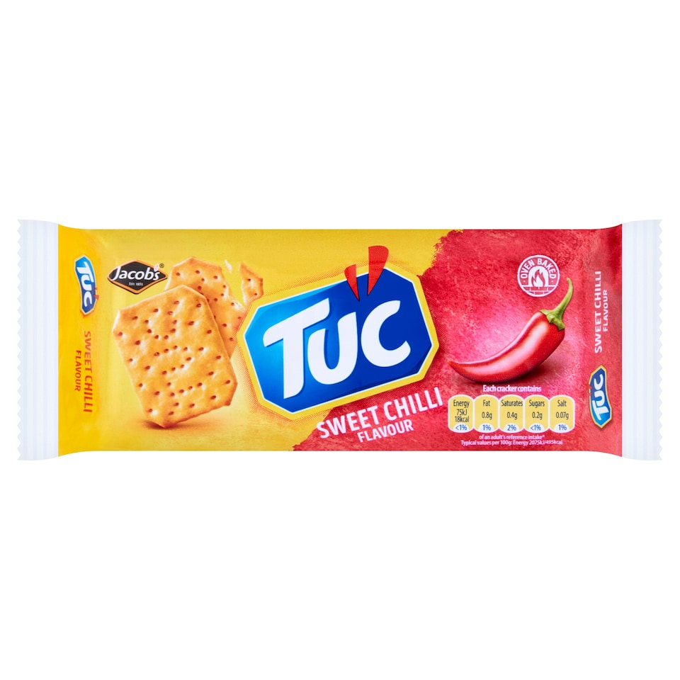 Tuc Sweet Chilli Flavour Crackers 100G