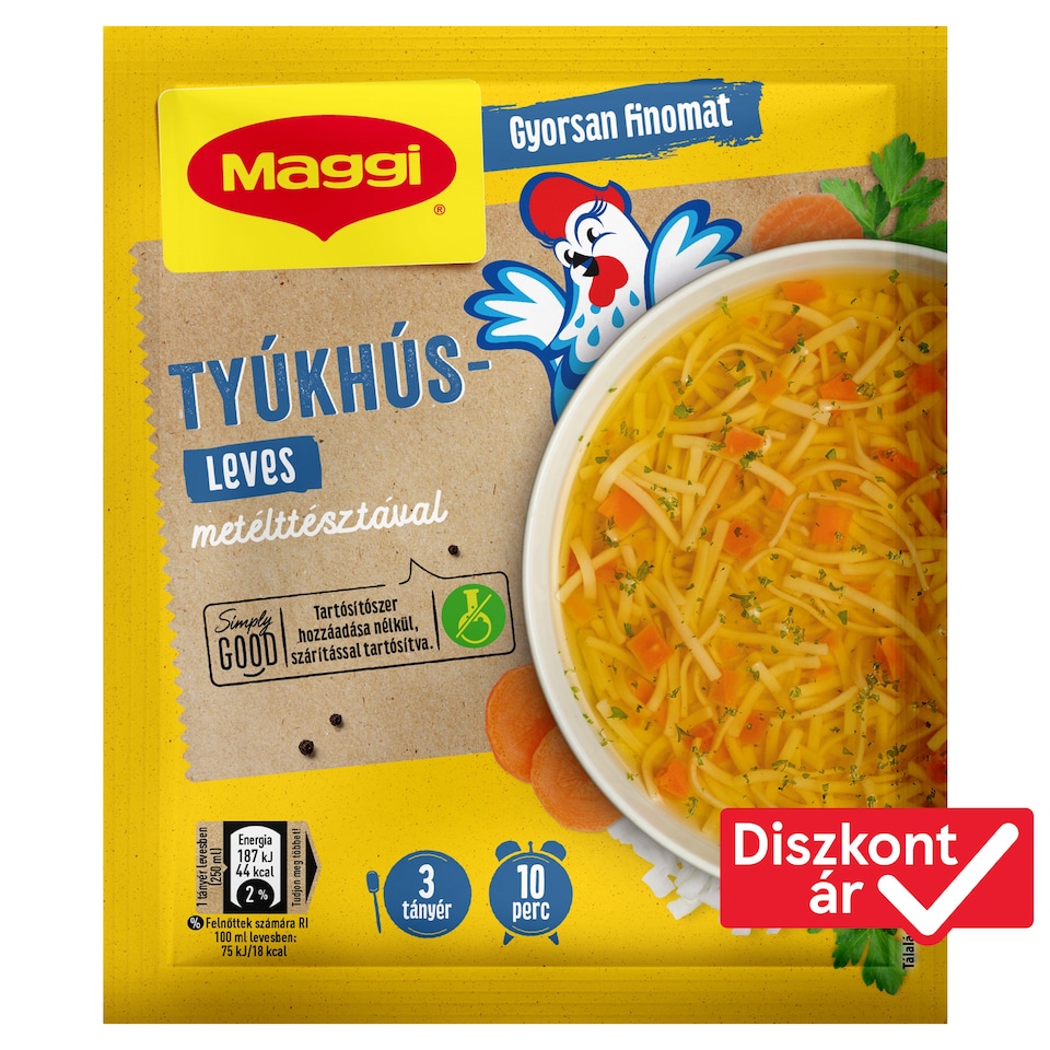 Maggi tyúkhúsleves metélttésztával 40 g