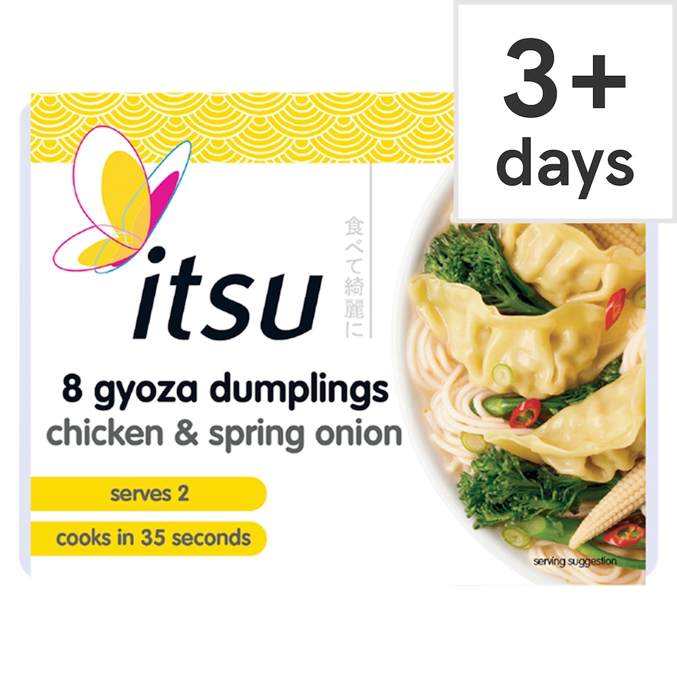 image 1 of itsu chicken & spring onion 8 gyoza dumplings 150g