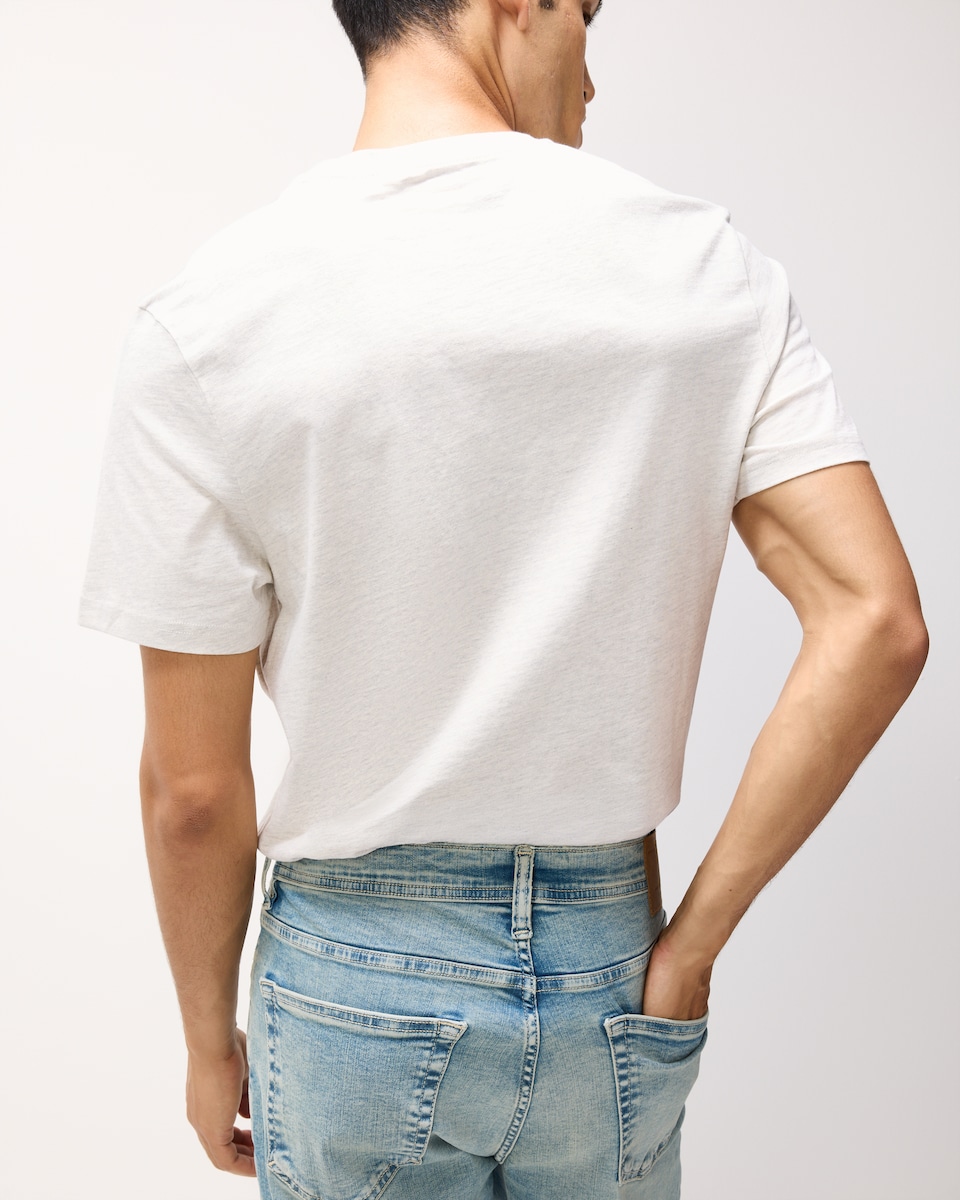 image 1 of F&F Pure Cotton T-Shirt in Neutral