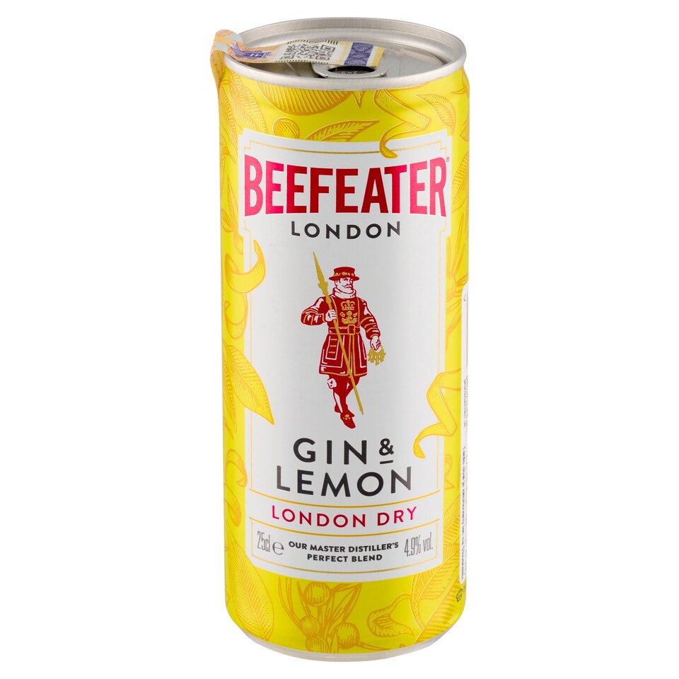 obrázok 1 z Beefeater Gin & Lemon miešaný alkoholický nápoj sýtený 250 ml