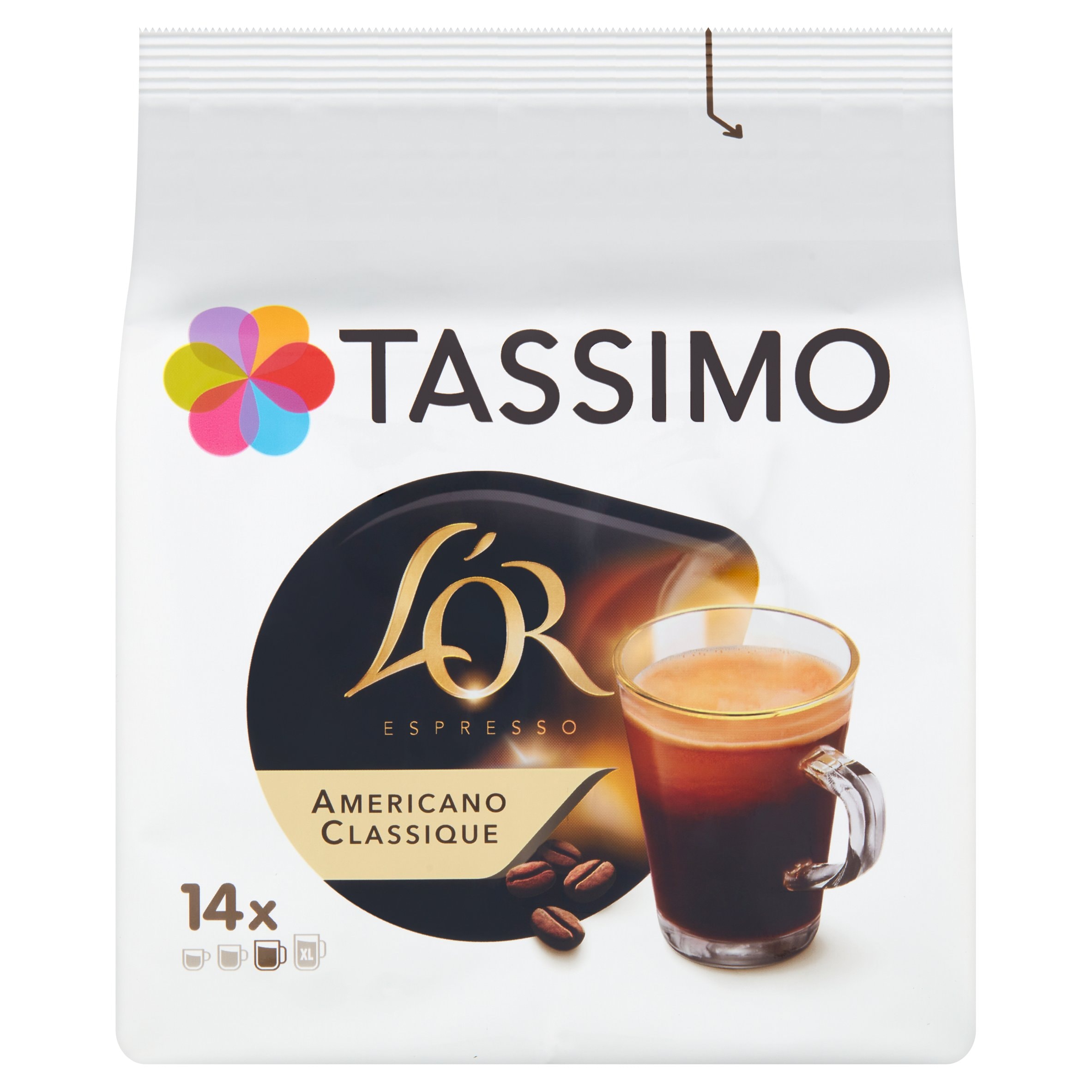 Tassimo L Or Americano Coffee Pods X14 