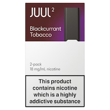 Juul 2 Pods Uk Blackcurrant Tobacco 18Mg/Ml 2X1.2Ml