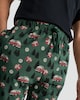 image 2 of Volkswagen Christmas Print Pure Cotton Pyjama Bottoms in Multi