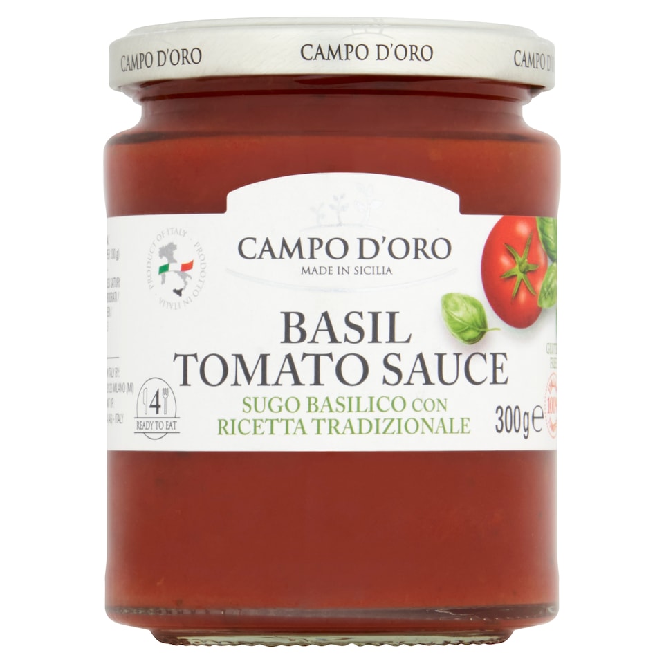 Campo D'oro Basil Tomato Sauce 300g