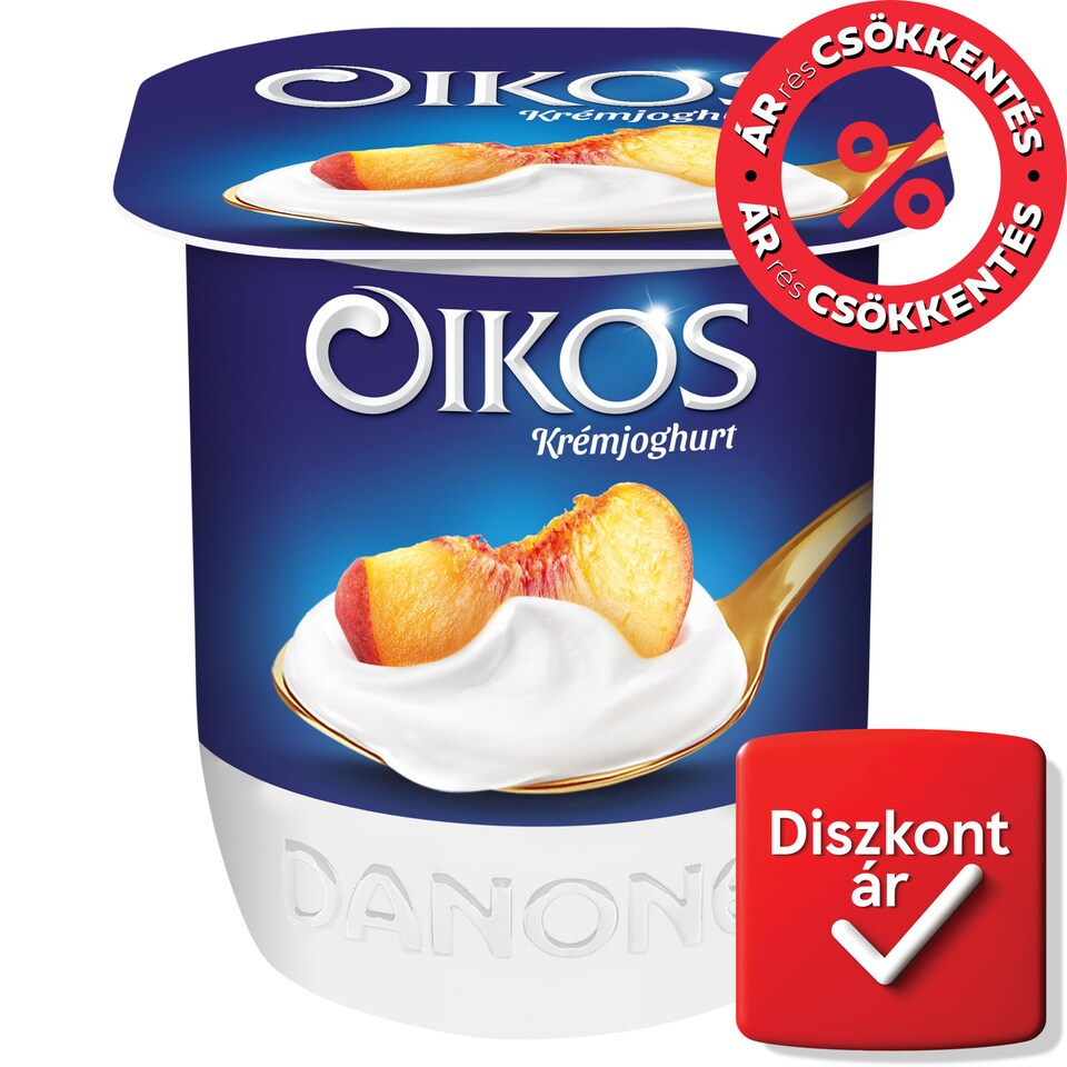 Danone Oikos élőflórás őszibarackos krémjoghurt 125 g