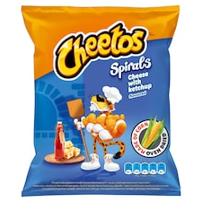 Cheetos Spirals Cheese with Ketchup Flavoured Corn Snack 30 g