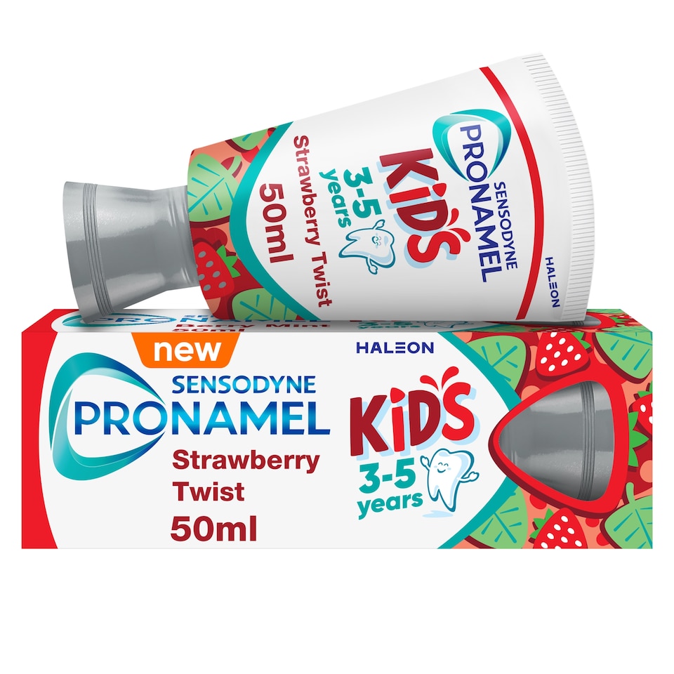 image 1 of SENSODYNE PRONAMEL Kids STRAWBERRY Toothpaste 50ML