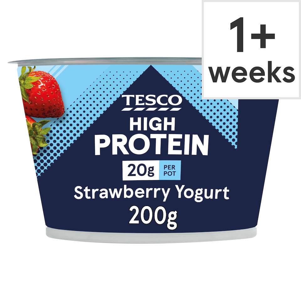 Tesco High Protein Strawberry Yogurt 200g