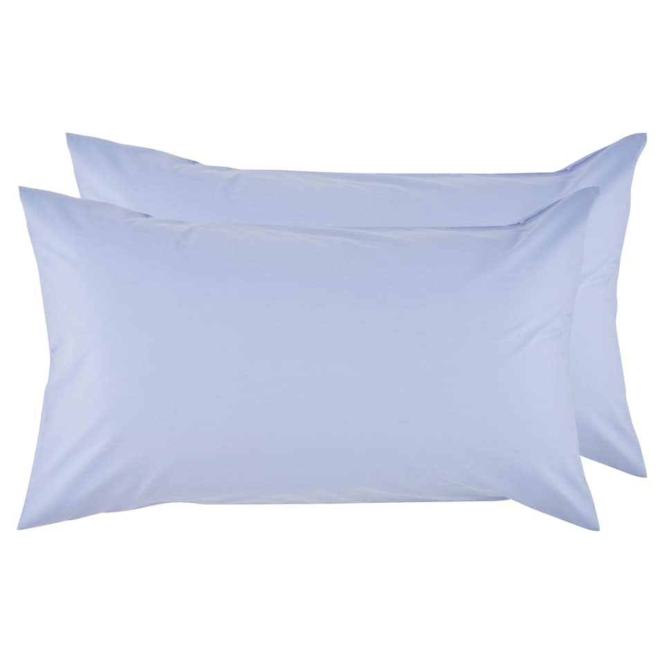 West Park Retreat 200 Thread Count Blue Pillowcase Pair