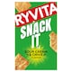 image 1 of Ryvita Thins Snack It Sour Cream & Chive Flavour Flatbread Snacks 125g