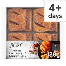Tesco Finest Nduja and Hot Honey Sausage Rolls 188g