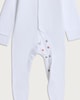 image 3 of F&F Baby 5-Pack Pure Cotton Long Sleeved Sleepsuits in White