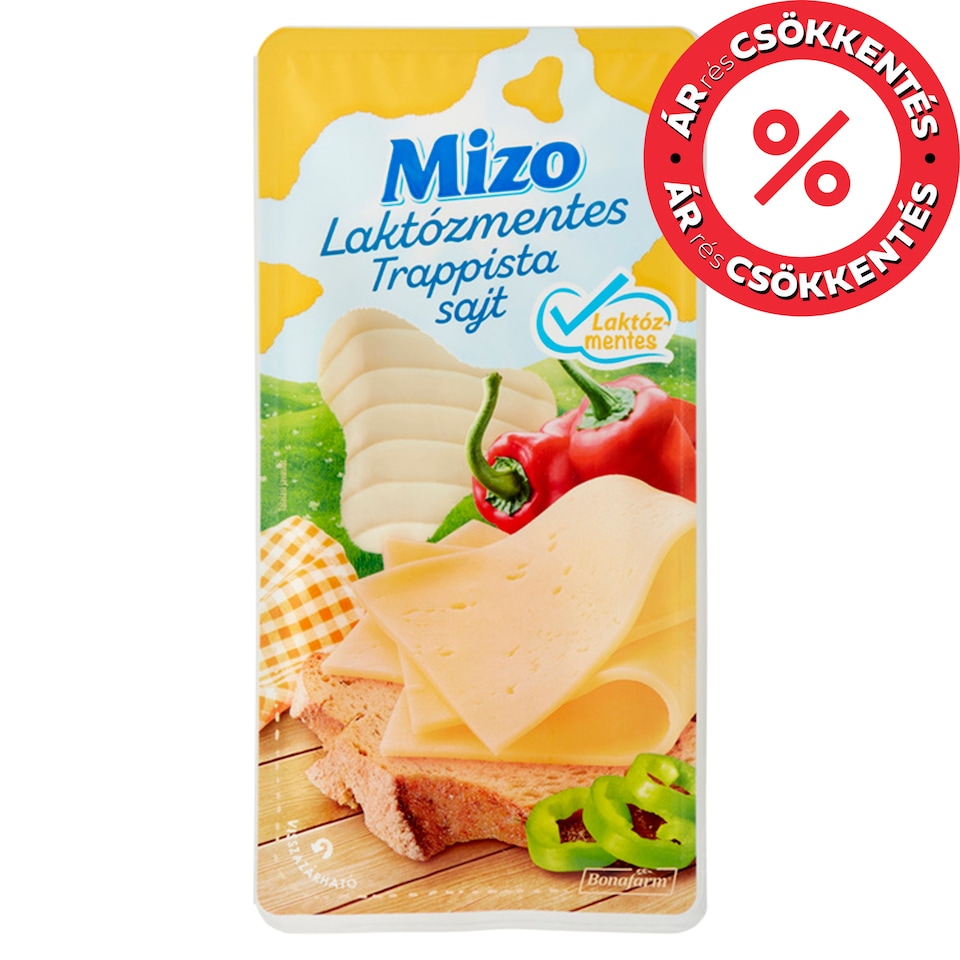 Mizo Sliced Lactose-Free Trappist Cheese 100 g