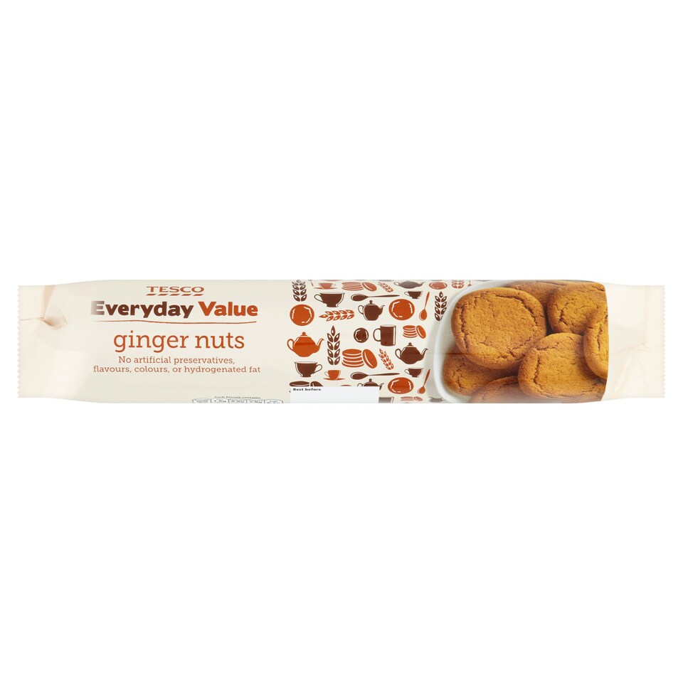 Tesco Every Day Value Ginger Nuts 300G