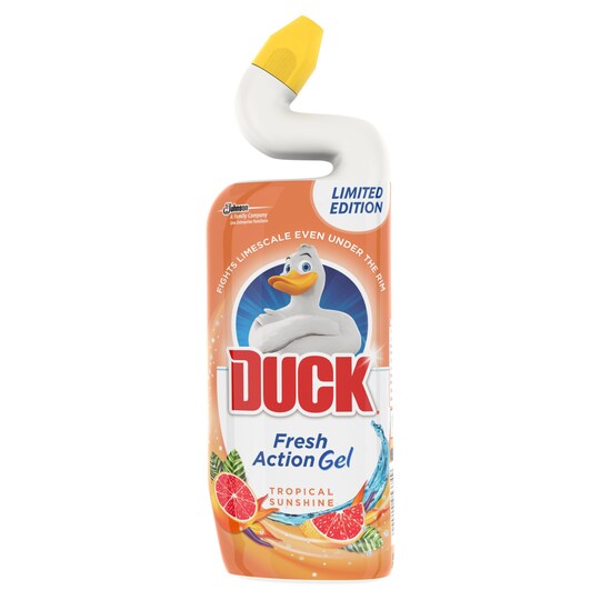 Duck Deep Action Toilet Gel Tropical Sunshine 750Ml Tesco Groceries