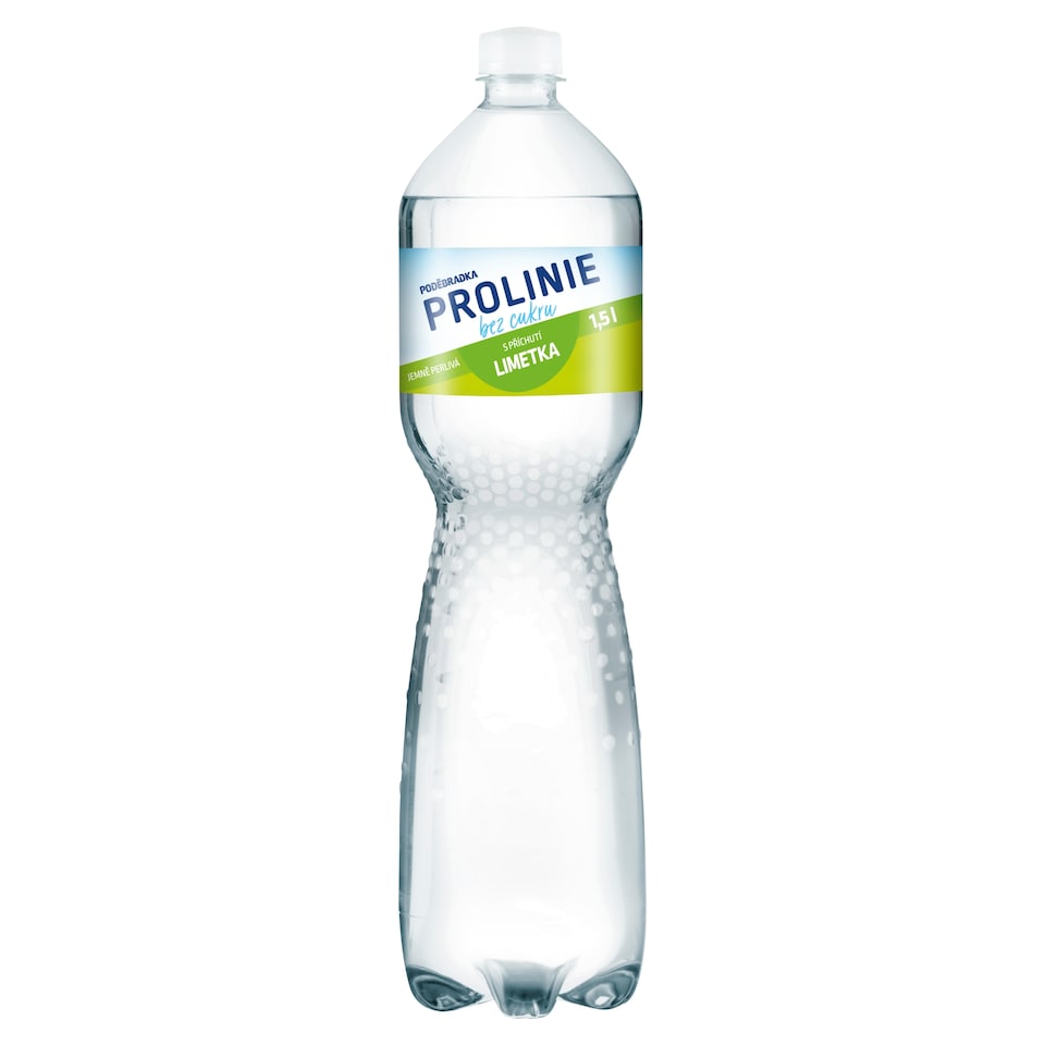 Poděbradka ProLinie Jemně perlivá limetka 1,5l