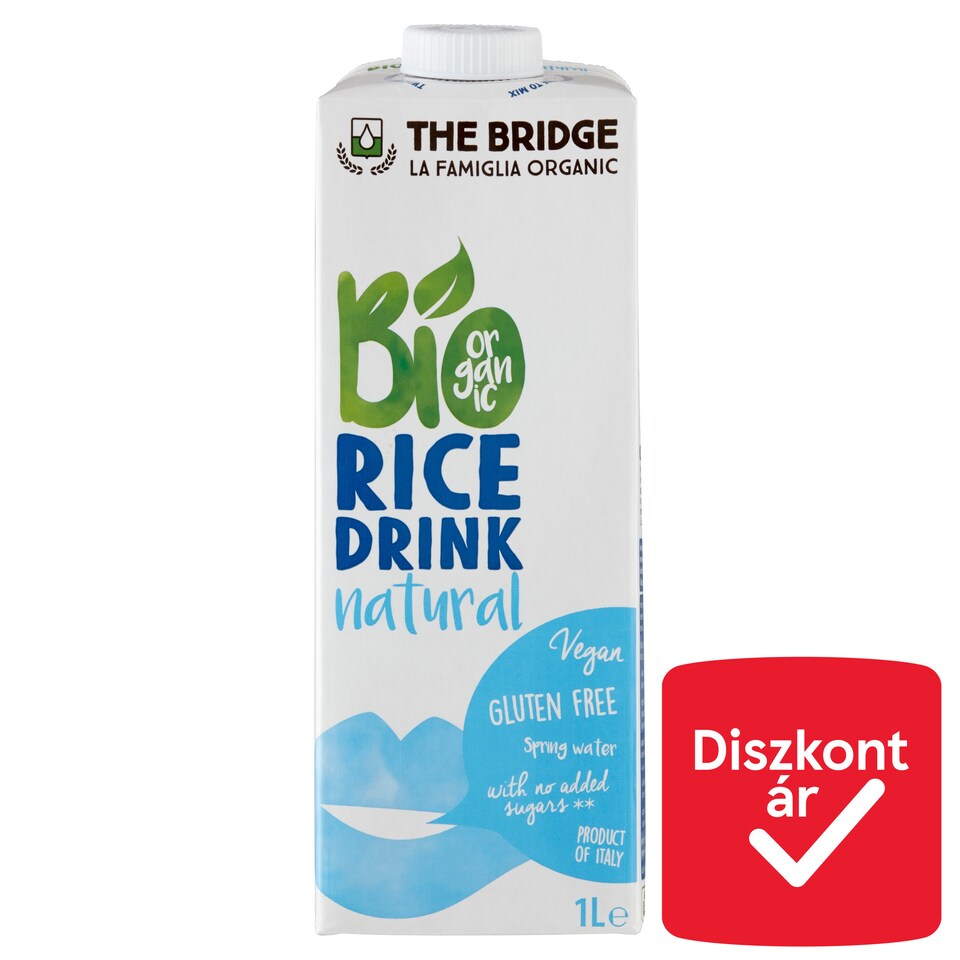 The Bridge Organic UHT Gluten-Free Rice Drink 1 l