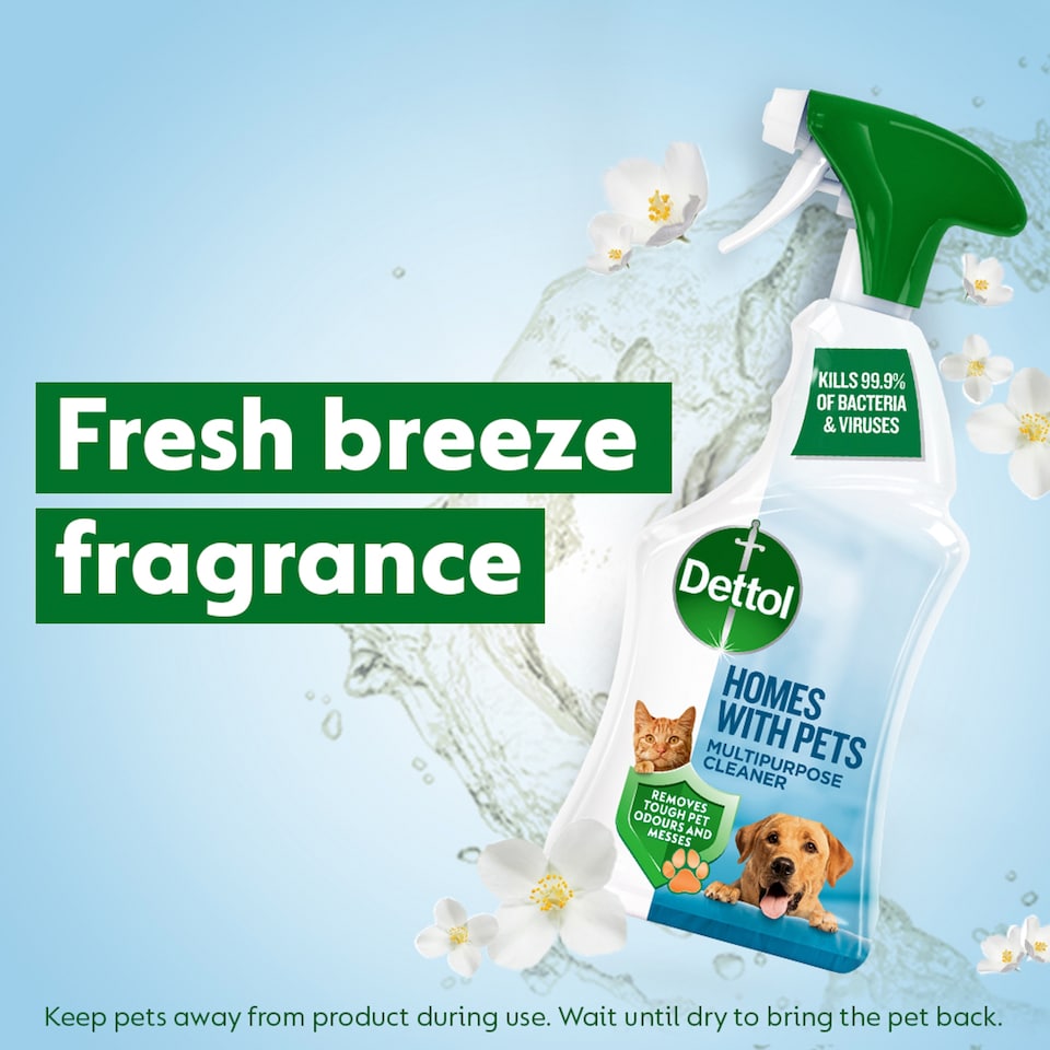 image 1 of Dettol Homes With Pets Multipurpose Cleaner Fresh Breeze 750ml