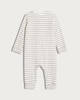 image 2 of F&F Baby 2-Pack Cotton Rich Ribbed Sleepsuits in White
