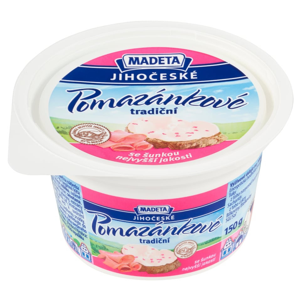 Madeta Jihočeské pomazánkové tradiční se šunkou nejvyšší jakosti 150g