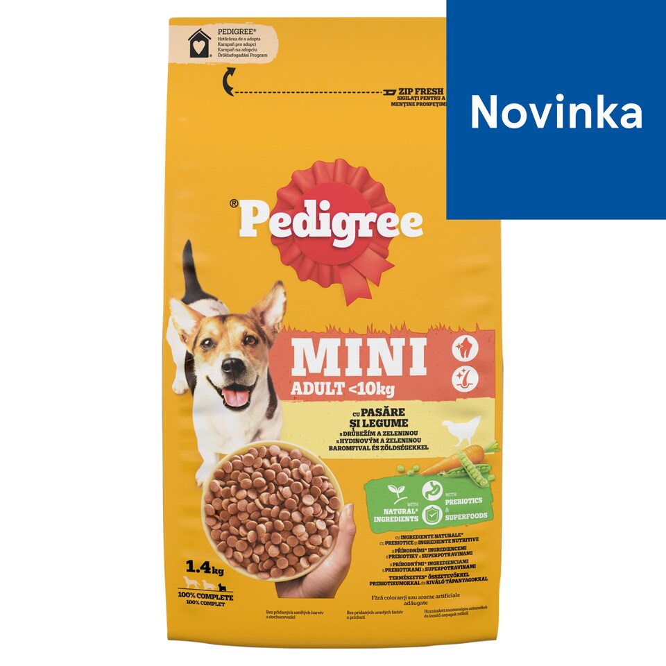 Pedigree Mini Adult with Poultry and Vegetables 1.4 kg