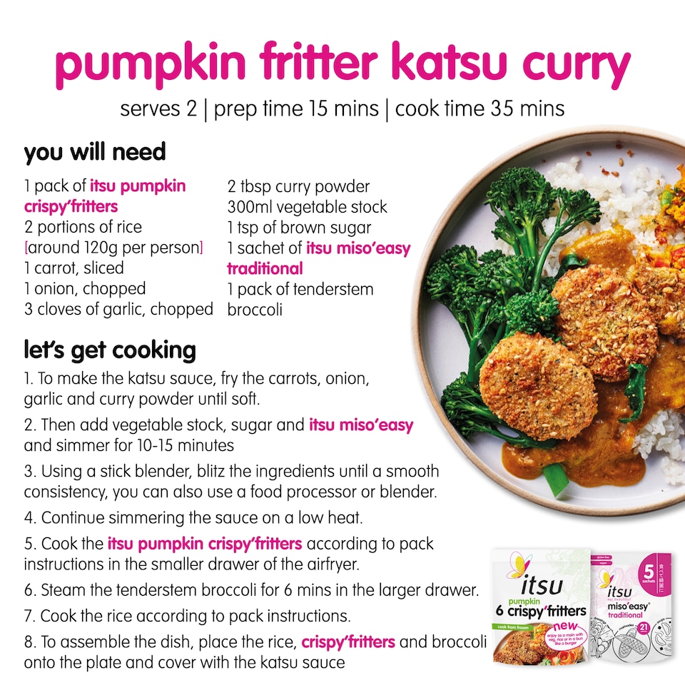 image 1 of Itsu Pumpkin Crispy Fritters 240g