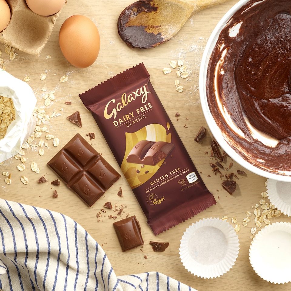 image 1 of Galaxy Vegan Classic Chocolate Bar Dairy Free 100G