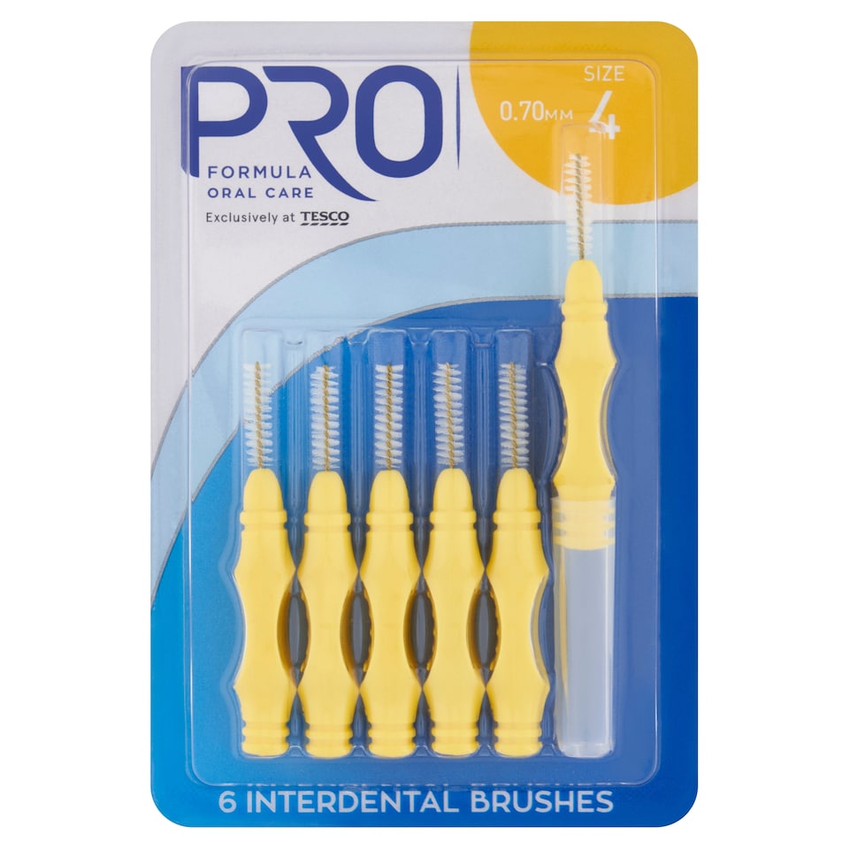 Pro Formula Interdental Brushes Size 4 6 Pack