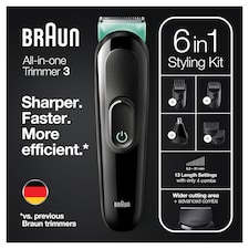 Braun Mgk 3221 6In1 All In One Trimmer & Styling Kit