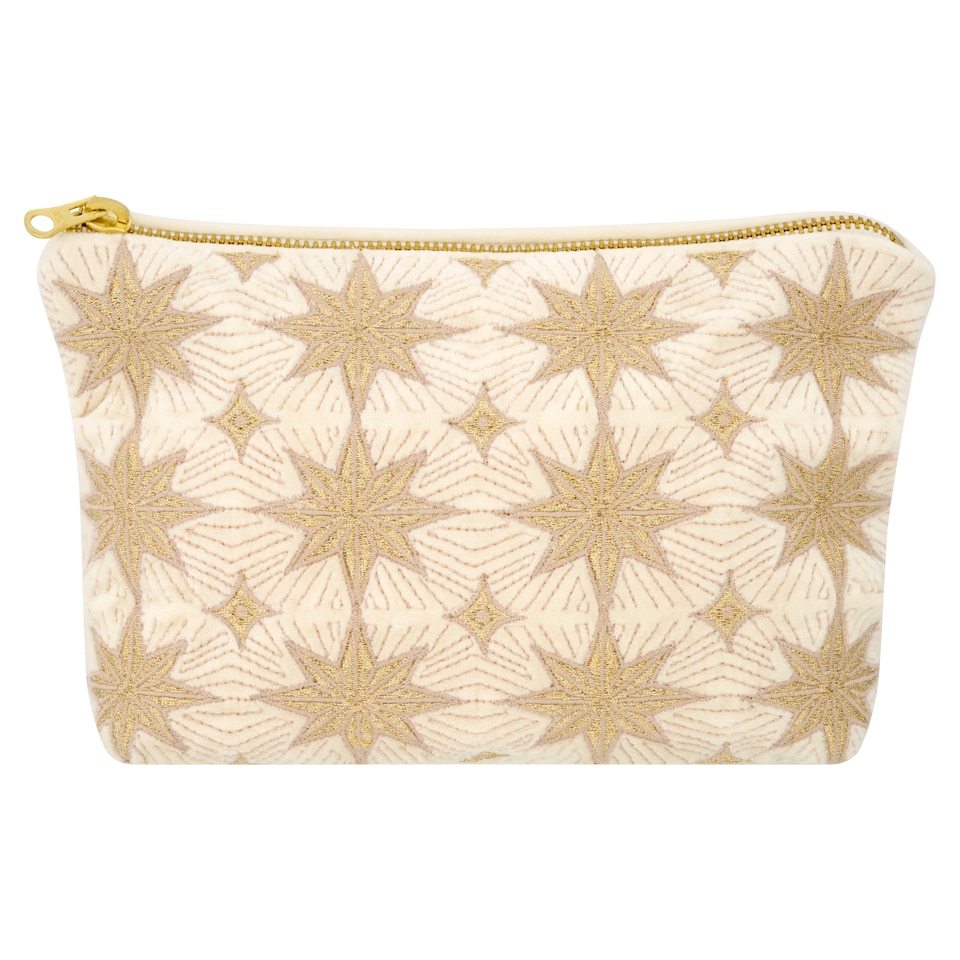 F&F Home Embroidered Make Up Bag Christmas Gift