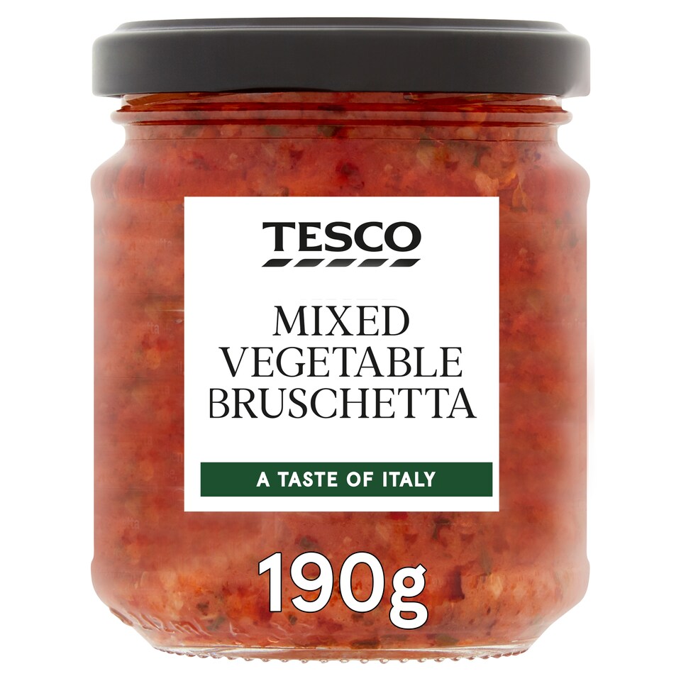 Tesco Mediterranean Vegetable Bruschetta 190G
