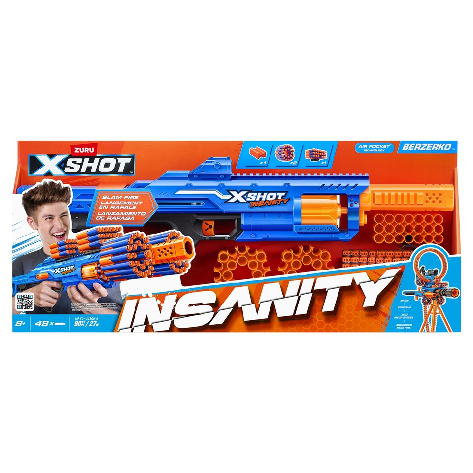 obrázok 1 z Zuru X-Shot Insanity hračkárska pištoľ