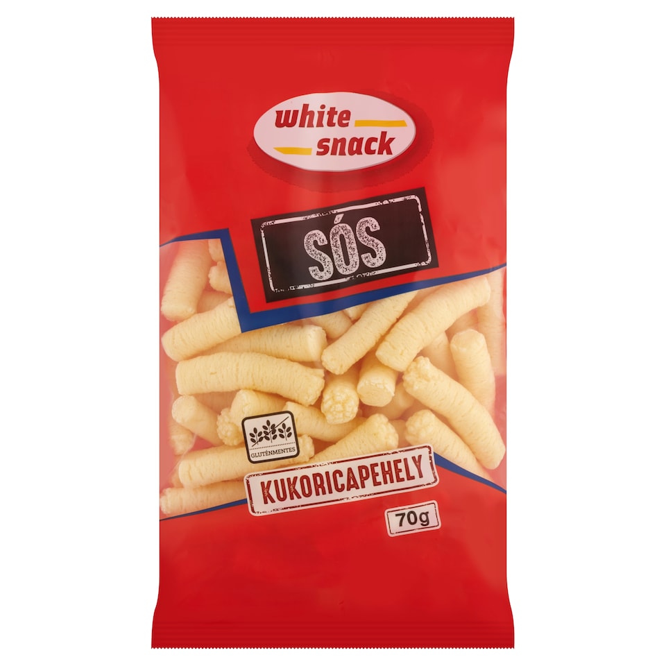 White Snack gluténmentes sós kukoricapehely 70 g  1. kép