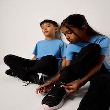 F&F School Unisex 2-Pack Pure Cotton T-Shirts in Blue