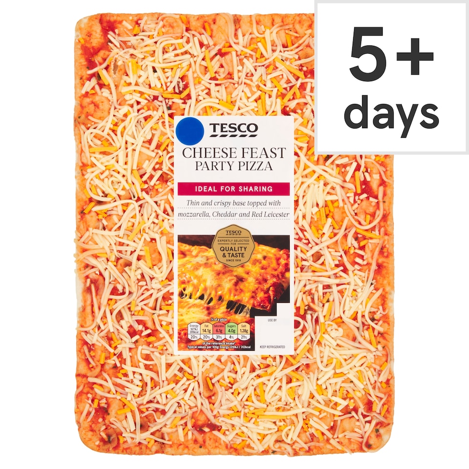 Tesco Cheese Feast Party Pizza 274g