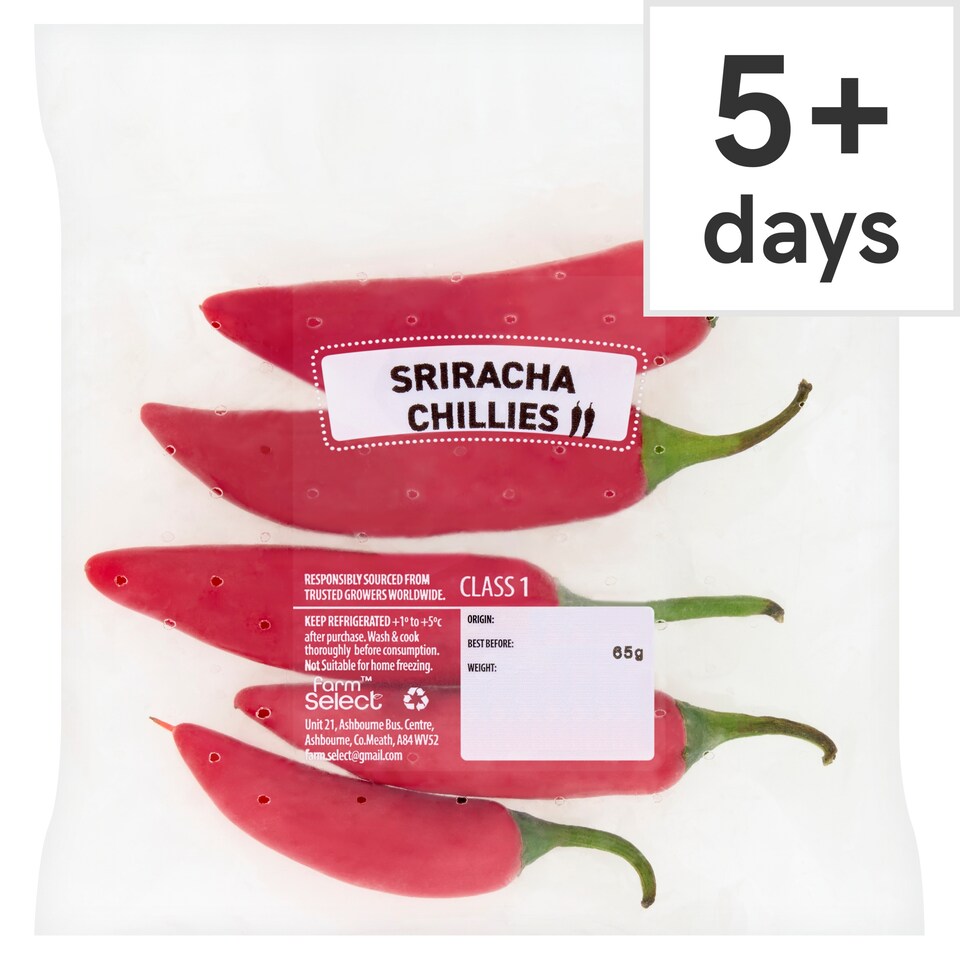 Farm Select Mixed Sriracha Chillies 65g