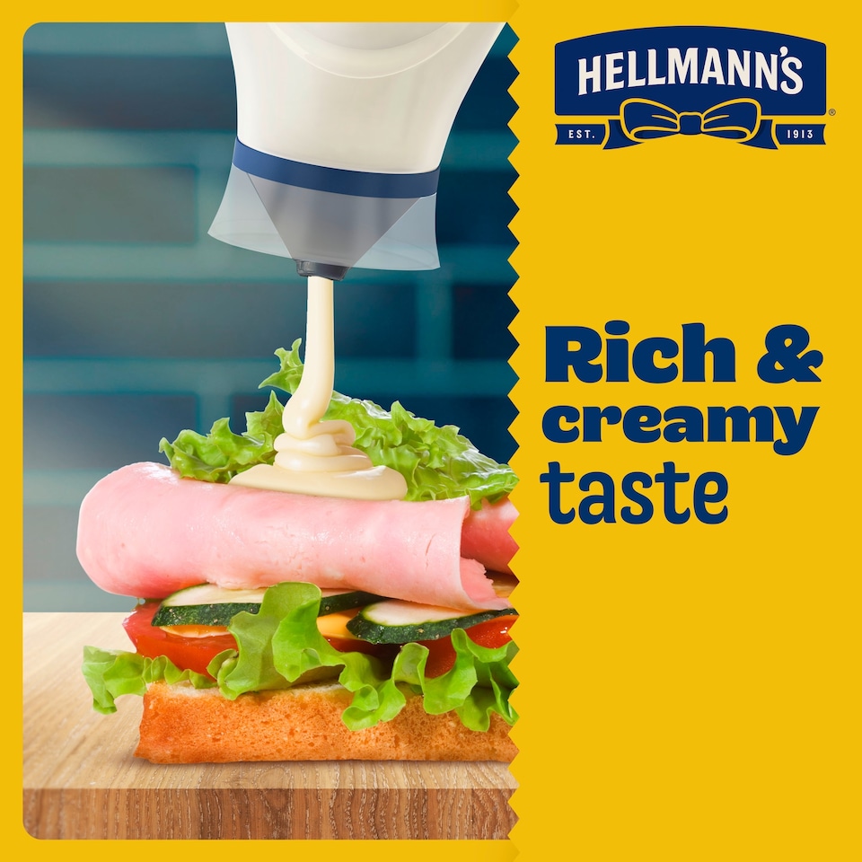 image 1 of Hellmann's Real Mayonnaise Squeezy 580ml