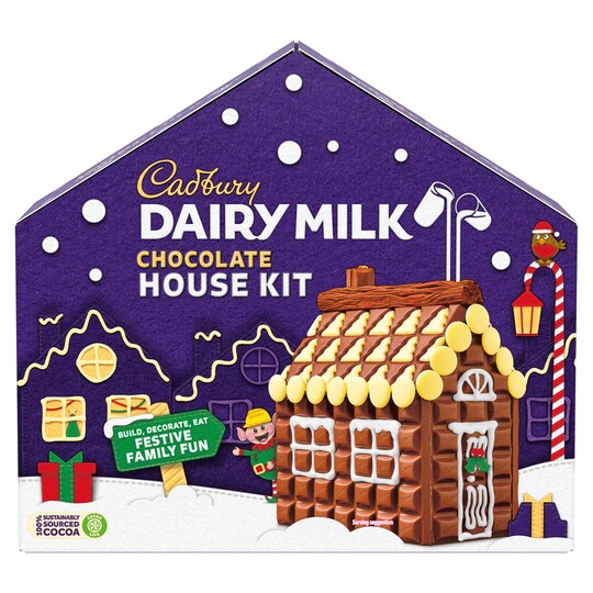 Cadbury Dairy Milk Chocolate House Kit 900G Tesco Groceries