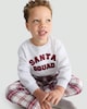 image 1 of F&F Santa Squad Matching Family Christmas Pyjamas in Grey Multi