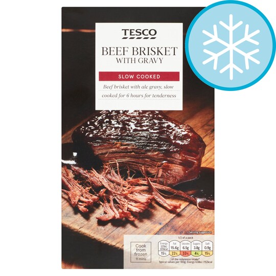 Tesco Beef Brisket In Gravy 400G Tesco Groceries