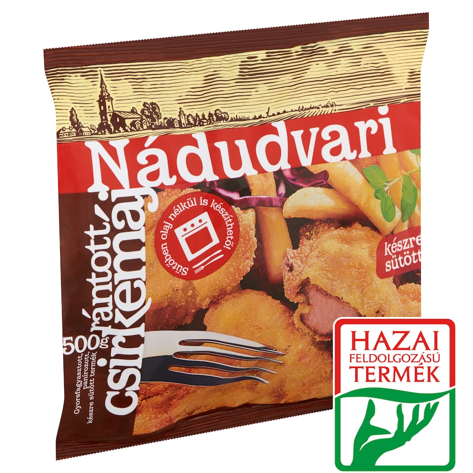 Nádudvari gyorsfagyasztott rántott csirkemáj 500 g