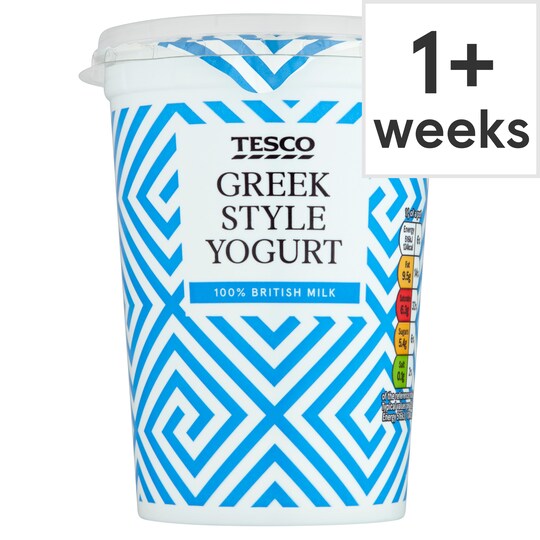 Tesco Greek Style Yogurt 500G Tesco Groceries