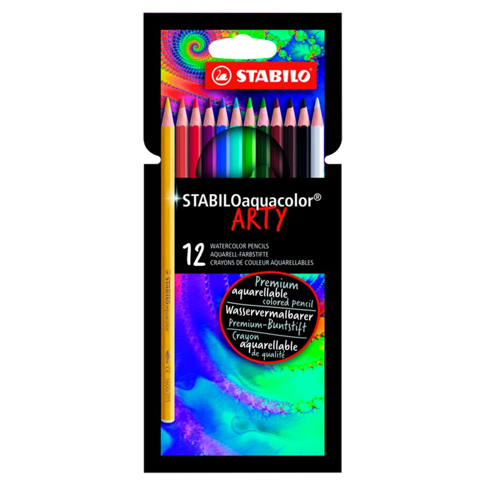 Stabilo Aquacolor Arty barevné tužky 12 ks