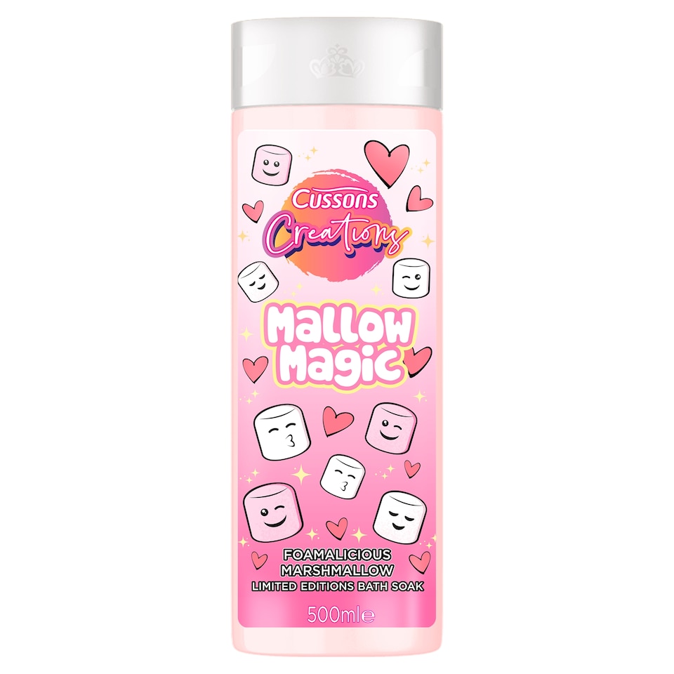 image 1 of Cussons Creations Mallow Magic Bath Soak 500Ml