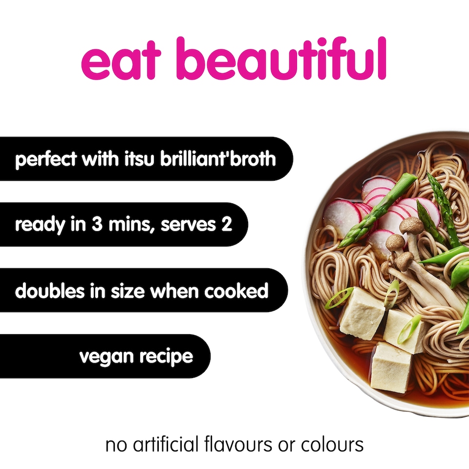 image 1 of itsu restaurant ramen soba noodles 200g